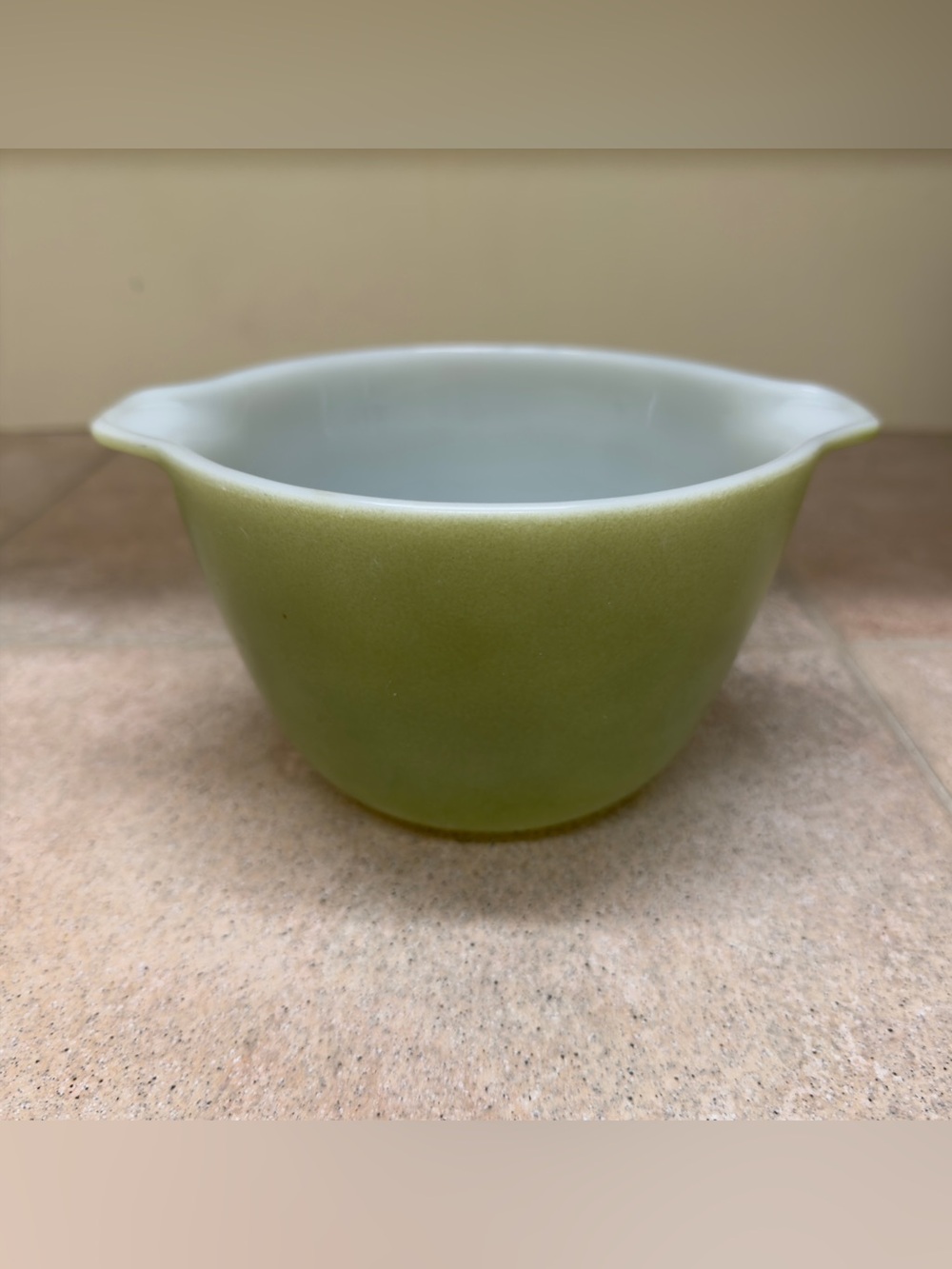 Vintage Anchor Hocking FireKing Green Mixing Bowl